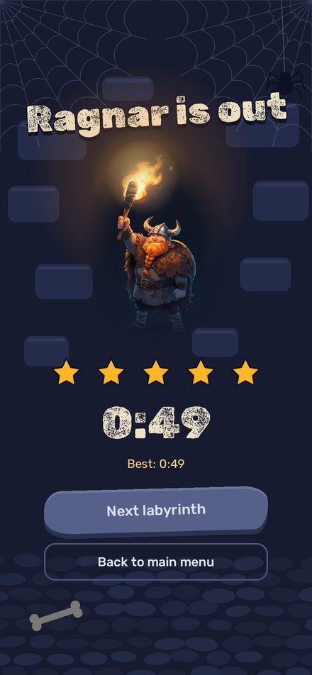 Ragnar is out: five stars for 0:49