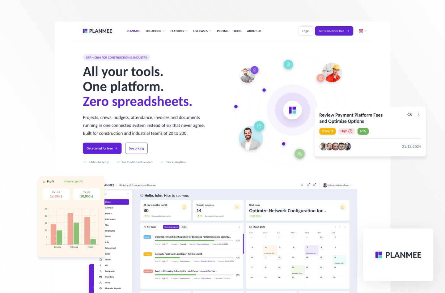 PlanMee — landing page